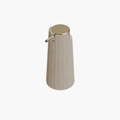 LIQUID SOAP DISH TO PLACE - AVENIR COLLECTION - DIM. Ø 92 X H. 166 MM - NATURE CREAM PLASTIC. DIAYTAR NIGERIA connects you with what you need at prices you'll love, delivered within 8 days.
