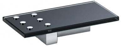 BLACK GLASS SOAP DISH - URBAN - CHROME. Experience the convenience of one-stop shopping with DIAYTAR NIGERIA's diverse and affordable marketplace.