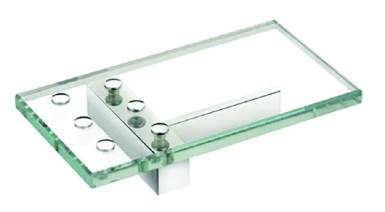 CLEAR GLASS SOAP DISH - URBAN - CHROME. DIAYTAR NIGERIA: Transforming online retail with affordable prices and consistent 5-8 day nationwide delivery.