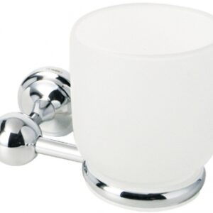 TOOTHPASSER GLASS HOLDER - GLAM - CHROME. DIAYTAR NIGERIA: Where affordability meets reliability with thousands of products delivered promptly.