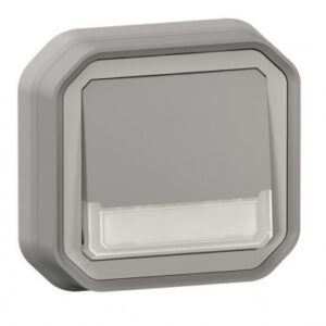 NO-NC ILLUMINATED PUSH BUTTON LABEL HOLDER WITH WATERPROOF INDICATOR LIGHT PLEXO 10A IP55 IK08 DELIVERED COMPLETE RECESSED MOUNTING - GREY. Experience the ease of one-stop shopping with DIAYTAR NIGERIA's diverse catalog and nationwide delivery.