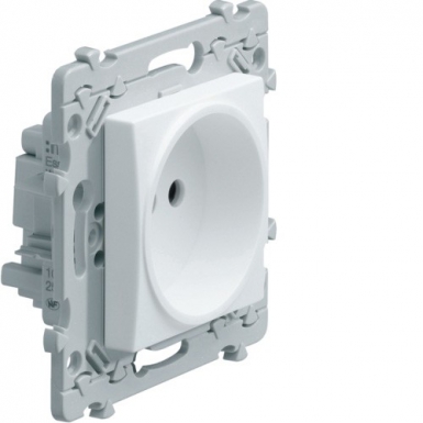 2P ESSENSYA 16A SCREW SOCKET - PURE WHITE COLOR. DIAYTAR NIGERIA: Where every purchase is affordable and delivery is always within a week.