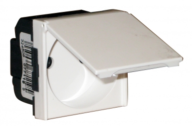 2P+T POWER SOCKET WITH MOSAIC SHUTTER 2 MODULES WITH CONNECTION BY AUTOMATIC TERMINALS - WHITE. DIAYTAR NIGERIA: Your partner in affordable online shopping with reliable 5-8 day shipping nationwide.