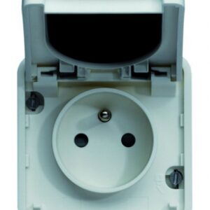 2P + T ELECTRICAL SOCKET WITH ECLIPSES 16A 250 V WHITE COLOR. DIAYTAR NIGERIA: Your affordable gateway to thousands of products delivered within a week.