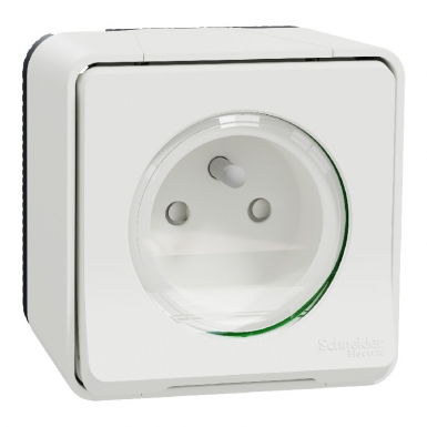 2P+T POWER SOCKET - MUREVA STYL - SURFACE MOUNTED - IP55 IK08 - CONNEX AUTO - WHITE. Discover endless possibilities with DIAYTAR NIGERIA's extensive product range and affordable shipping.