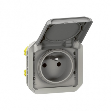 2P+T WATERPROOF PLEXO 16A 250V IP55 IK08 POWER SOCKET WITH GREY FINISH TRIM. Discover shopping simplified with DIAYTAR NIGERIA's comprehensive platform and reliable 5-8 day shipping.