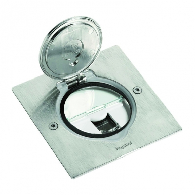 SINGLE RJ45 FLOOR SOCKET CATEGORY 6 FTP WITH SQUARE PLATE - BRUSHED STAINLESS STEEL. Your digital shopping companion, DIAYTAR NIGERIA offers exceptional value with delivery in less than 8 days.