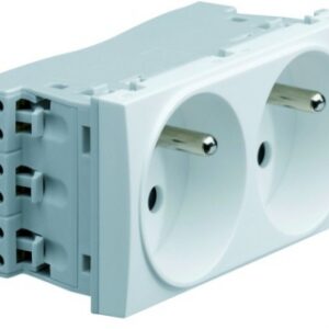 NORMAL DOUBLE 2-POLE EARTH SOCKET WITH DIRECT CLIP 45 WHITE. Shop without boundaries at DIAYTAR NIGERIA, offering extensive variety at prices you'll appreciate.