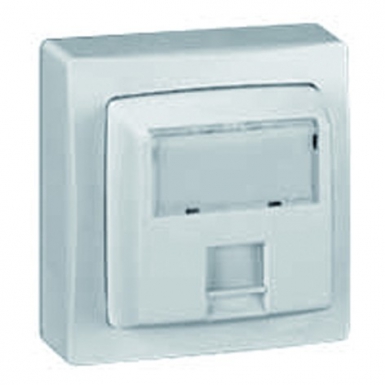 RJ 45 CAT.5E FTP 9 CONTACT SOCKET COMPLETE SURFACE MOUNTING DEVICE WHITE. DIAYTAR NIGERIA redefines convenience with our diverse marketplace and affordable nationwide shipping.
