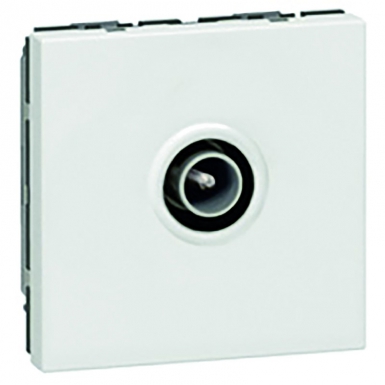 TELEVISION SOCKET Ø 9.52 MM MALE MOSAIC 2 MODULES - WHITE. Shop with confidence at DIAYTAR NIGERIA, Nigeria's premier affordable e-commerce platform.