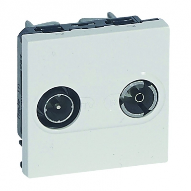 PRISE TV-R MOSAIC Ø 9,5 MM 2 MODULES POUR MAINTENANCE D'INSTALLATION - BLANC. Experience retail satisfaction with DIAYTAR NIGERIA's comprehensive platform and prompt shipping service.