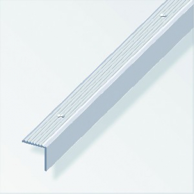 PROFILE. GROOVED DRILLED STEP NOSING ALUMINUM ANODIZED SILVER 19X20 MM LG. 2 M. DIAYTAR NIGERIA: Where value shopping meets reliable 5-8 day delivery across the nation.
