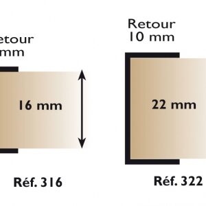 U-SHAPED PVC PROFILE FOR CLADDING LG. 2.60 M THICKNESS 16 MM RETURN 9 MM ​​ ​. Shop for everything you need at DIAYTAR NIGERIA, with budget-friendly prices and quick delivery.