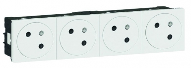 QUADRUPLE 2P+T SURFACE MOSAIC LINK SIDE CONNECTION 8 MODULES - WHITE. Discover shopping made simple with DIAYTAR NIGERIA's comprehensive platform and nationwide delivery service.