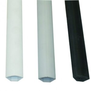 QUARTER ROUND PVC BLACK - 14 X 14 MM - LENGTH 2.60 M. DIAYTAR NIGERIA promises affordability and variety with every purchase, delivered in 5-8 days.