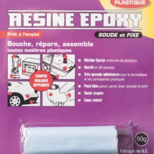 EPOXY PLASTIC RESIN - 50 G - LIGHT GREY COLOR - PRESSURE RESISTANCE 15 BARS. Experience the simplicity of DIAYTAR NIGERIA's extensive marketplace with delivery within 8 days.