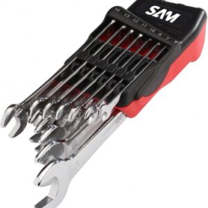 RACK OF 12 COMBINATION WRENCHES 7 - 8 - 10 - 11 - 12 - 13 - 16 - 17 - 18 - 19 - 22 - 24 MM. Your complete retail destination, DIAYTAR NIGERIA combines extensive variety with prompt delivery.