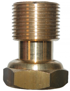 2-PIECE BRASS FITTING FLAT JOINT, THREADED BUSHING - NUT THREAD 20X27, BUSHING 20X27. DIAYTAR NIGERIA: Your partner in affordable online retail with reliable delivery across the nation.