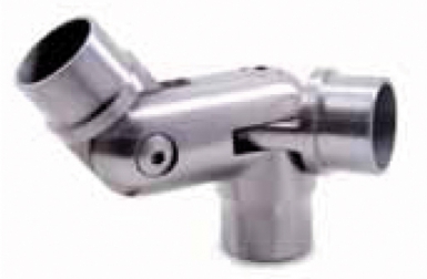 ARTICULATED FITTING WITH STAINLESS STEEL POLE SOCKET. TUBE Ø 42.4 MM 3X MALE. Experience DIAYTAR NIGERIA, where extensive product variety meets pocket-friendly prices and reliable delivery.