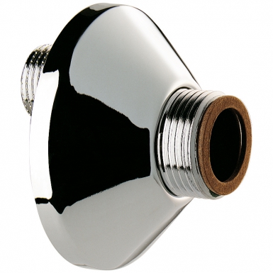 1/2" X 3/4" OFFSET FITTING WITH BRASS ROSETTE - CHROME FINISH. DIAYTAR NIGERIA delivers more than products - we deliver affordable shopping satisfaction nationwide.