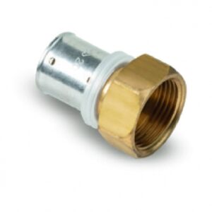 FIXED FEMALE CONNECTOR Ø 16 X 2.0 - 1/2 IG - MULPTHKRH1612. DIAYTAR NIGERIA: Your partner in affordable online retail with reliable shipping across Nigeria.