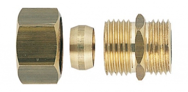 BRASS FITTING WITH STRAIGHT MALE BICONE IRON-COPPER - IRON 12X17, COPPER 12/14. DIAYTAR NIGERIA: Where shopping dreams come true with budget-friendly prices and nationwide shipping.