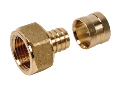 FIXED BRASS FEMALE FITTING - TUBE Ø 12 - THREAD 15 X 21. DIAYTAR NIGERIA: Where convenience meets affordability with delivery across Nigeria in under 8 days.