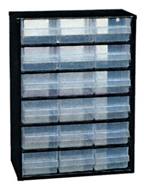 STORAGE ORGANIZER C9-18 - 18 DRAWERS - LXWXH: 420 X 306 X 147 MM. DIAYTAR NIGERIA: Creating access to affordable products for every Nigerian with our swift delivery service.
