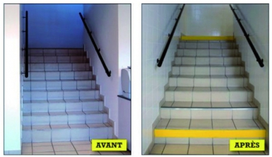 RISER MARKING 10 M X 10 CM - INTERIOR - ADHESIVE MATT PVC - WHITE. DIAYTAR NIGERIA: Where online shopping becomes effortless with budget-friendly nationwide delivery.