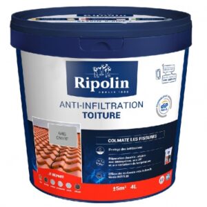 MULTIPURPOSE AND FLEXIBLE ANTI-INFILTRATION ROOF COATING - FOR SEALING CRACKS AND CONNECTION DEFECTS ON ALL NON-TRAFFICABLE EXTERIOR SURFACES - 4L - CEMENT. Shop smarter, not harder with DIAYTAR NIGERIA - thousands of products at your fingertips with affordable delivery.