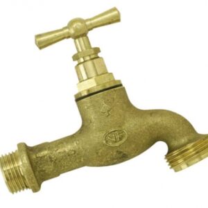 STRAIGHT BRASS WATERING TAP - 20X27 INLET THREAD AND 20X27 NOSE. Shop the future with DIAYTAR NIGERIA - thousands of products, unbeatable prices, delivery within a week.