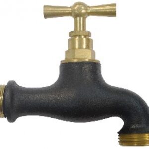 STRAIGHT BRASS / BLACK WATERING TAP - 15X21 INLET THREAD AND 20X27 NOSE. DIAYTAR NIGERIA transforms how Nigerians shop with our affordable prices and dependable shipping times.