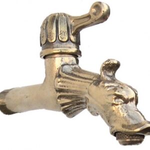 DECORATIVE FAUCET - 1/4 T. DRAGON HANDLE - 15X21 INLET THREAD - WITH ROSETTE, FLOW BREAKERS AND M 20X27 ADAPTER. DIAYTAR NIGERIA delivers on our promise of extensive selection and budget-friendly nationwide shipping.