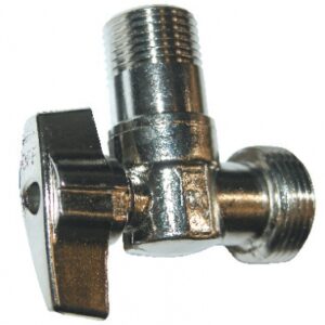 WASHING MACHINE TAP 1/4 TURN SPHERICAL ROTATING CHROMED BRASS M 15X21 - SPOUT 20X27. DIAYTAR NIGERIA: Putting quality products within reach of every Nigerian through our affordable marketplace.