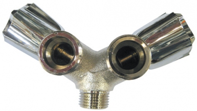 DOUBLE CHROME WASHING MACHINE TAP INLET M 15X21 - SPOUT 20X27 WITH Ø15 CONNECTOR. Shop confidently with Nigeria's most trusted e-commerce platform, offering swift and affordable delivery.