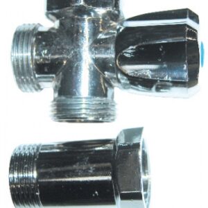 CHROME-PLATED BRASS INTERCALARY TAP MALE 3/4 - 3/4 WITH DISTANCING M 3/4 F 3/4. DIAYTAR NIGERIA: Where shopping is a pleasure with affordable prices and reliable delivery service.