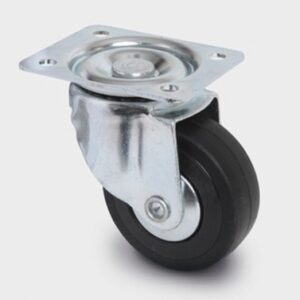 ROLLER. PIVOT. Ø 65 MM PLATE 57X48 MM ZINC-PLATED STEEL RUBBER BAND. LOAD 40/80 KG. Unlock a world of affordable products with DIAYTAR NIGERIA's expansive e-commerce platform.
