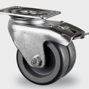 ROLLER SWIVEL + BRAKE Ø 50 MM PLATE 60X60 MM ZINC-PLATED STEEL RUBBER BAND LOAD 45/90 KG. Discover the perfect balance of selection and value with DIAYTAR NIGERIA's nationwide delivery service.