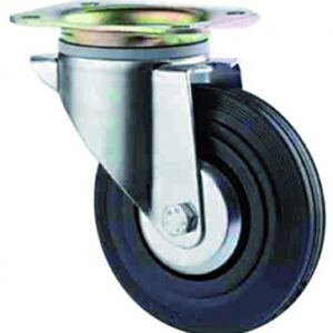 STANDARD SWIVEL CASTER WITH PLATE 105X85 MM Ø 80 MM EPXH 35X108 MM EACH 70 KG. DIAYTAR NIGERIA combines extensive variety with budget-friendly prices and prompt nationwide delivery.