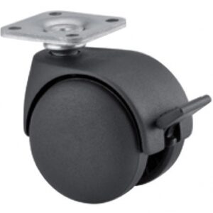 SWIVEL FURNITURE CASTER WITH PLATE LOCK 38X38 MM Ø 50 MM LXH 55X64 MM. DIAYTAR NIGERIA: Connecting Nigerians with affordable products delivered promptly nationwide.
