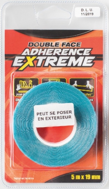 EXTREME GRIP DOUBLE SIDED ADHESIVE TAPE - HEAVY LOADS, SLIPPERY/POROUS SURFACES - 5M X 19MM. DIAYTAR NIGERIA: Where countless products meet affordable prices and reliable nationwide shipping.
