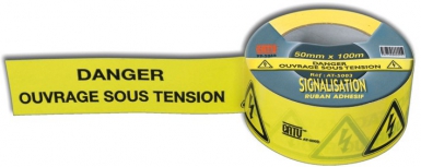 PVC ADHESIVE TAPE "DANGER LIVE WORK" WIDTH 50 MM X LENGTH 100 M. Shop smart, shop DIAYTAR - Nigeria's most affordable e-commerce platform with nationwide delivery.