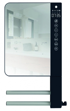 TELIA BLOWER TOWEL RAIL WITH 2 BARS, 1 HOOK AND MIRROR 1800 W DIM. LXHXP: 345X579X112 MM. DIAYTAR NIGERIA: Your gateway to affordable shopping with thousands of products delivered nationwide.