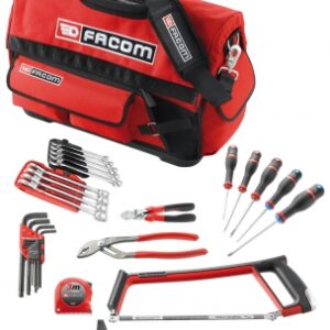 MAINTENANCE BAG 29 TOOLS: 20’’ TEXTILE TOOLBOX - 5 PROTWIST AS SCREWDRIVERS: SLOTTED 3.5X75; 4X100; 5.5X100; PZ1X100; PZ2X125 - 9 COMBINATION WRENCHES FROM 8 TO 19 MM - 1 HAMMER WITH TRI-MATERIAL HANDLE - 1 PLIERS. DIAYTAR NIGERIA: Where affordability meets variety in Nigeria's most comprehensive online marketplace.