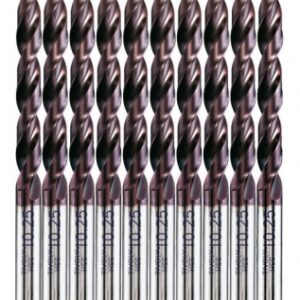 BAG OF 10 TZX CYLINDRICAL METAL DRILL BITS - CROSS POINT - SUPER HIGH SPEED HSS STEEL - Ø 2.5 MM. Your complete e-commerce solution, DIAYTAR NIGERIA offers variety and value with nationwide shipping.