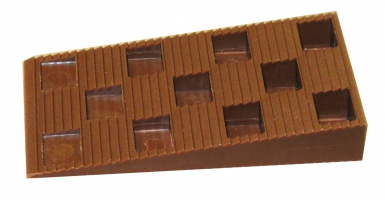 BAG OF 6 NOTCHED WEDGE CORNERS 90X45X15 MM BROWN. DIAYTAR NIGERIA delivers on our promise of variety, affordability, and prompt nationwide shipping.