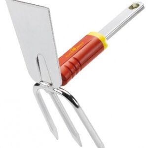 MULTI-STAR ILM HOE - 3 TEETH + PAN - GALVANIZED AND VARNISHED STEEL - WORKING WIDTH 8 CM. DIAYTAR NIGERIA: Making quality products accessible to all Nigerians at affordable prices.