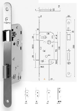 MORTISE LOCK KEY L REVERSIBLE AXLE 40 HEAD PLATE BR 230X20 WHITE. DIAYTAR NIGERIA brings the market to your fingertips with affordable prices and swift delivery services.