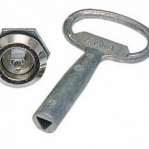 7MM CHROME MALE TRIANGLE LOCK WITH 1 KEY. DIAYTAR NIGERIA: Where thousands of products meet affordable prices and reliable 5-8 day delivery.