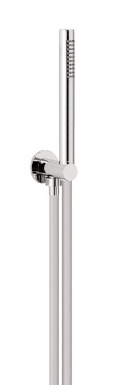 SD004B01Q SHOWER SET: WALL-MOUNTED WATER OUTLET - ROUND ROSETTE Ø 50 MM - FIXED ROUND SHOWER SUPPORT - 150 MM FLEXIBLE HOSE. Experience the simplicity of DIAYTAR NIGERIA's extensive marketplace with delivery within 8 days.